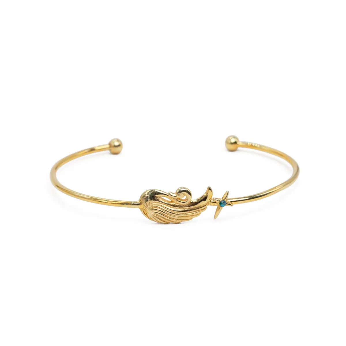 Hot Jewel Rocks Cosmic Swan Cuff