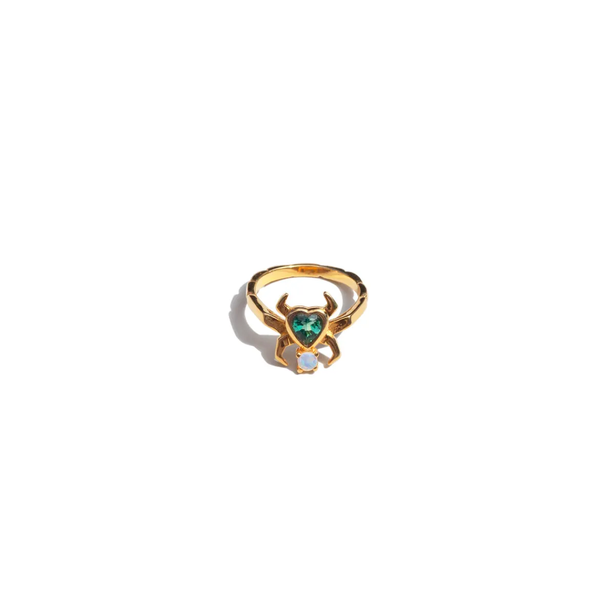 Shop Jewel Rocks Elytra Ring Silvergoldplate