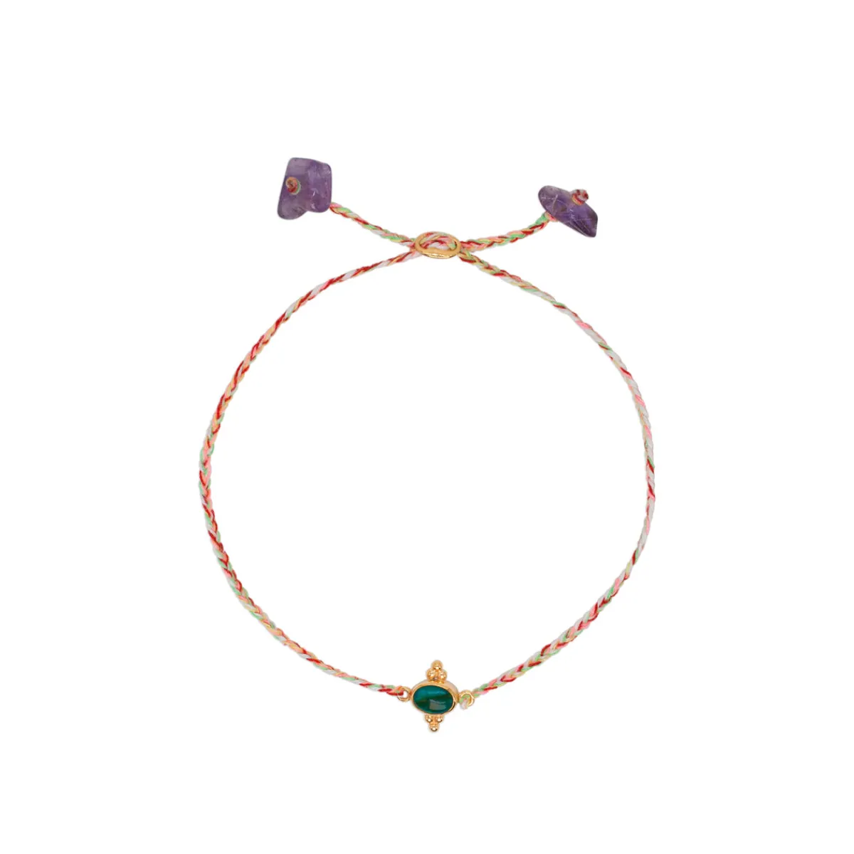 Outlet Jewel Rocks Fleur Jade Bracelet