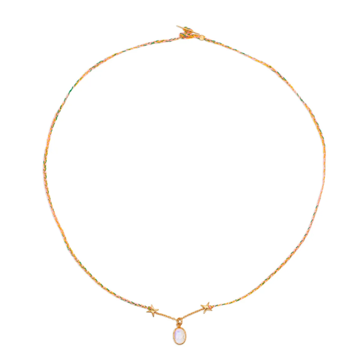 Shop Jewel Rocks Flower Moon Necklace