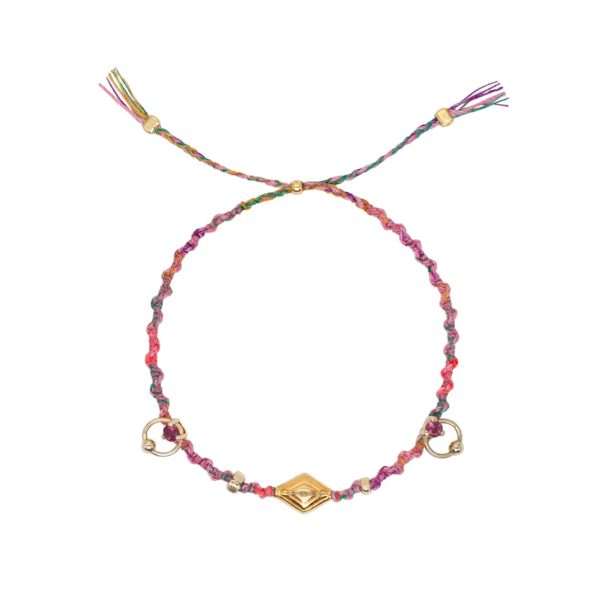 New Jewel Rocks Freedom Gold Bracelet