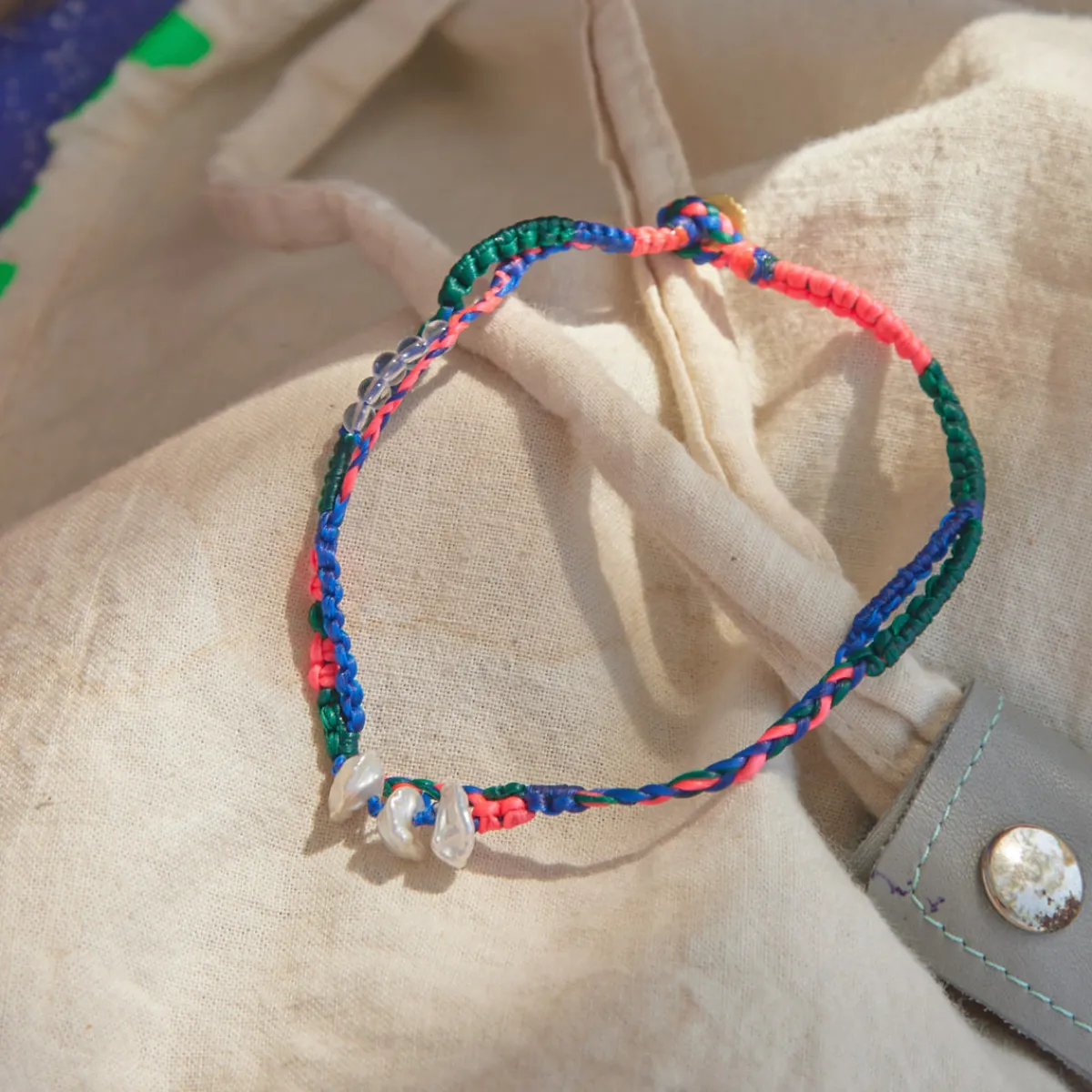 New Jewel Rocks Ocean Anklet