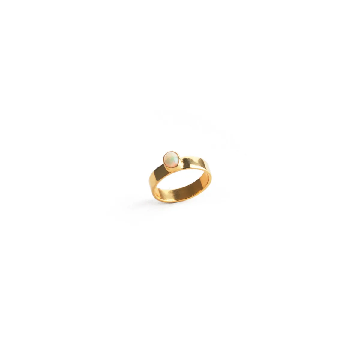 Fashion Jewel Rocks Onion Gold Ring